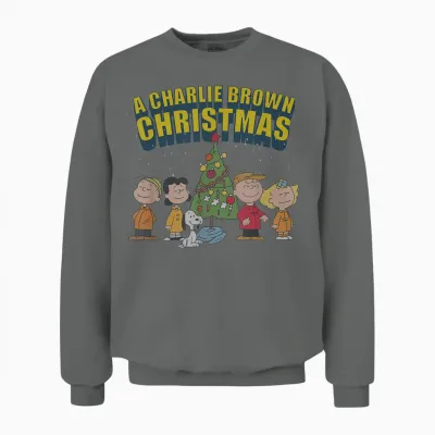 Peanuts Charlie Brown Christmas Special Unisex Sweatshirt - Graphite Heather