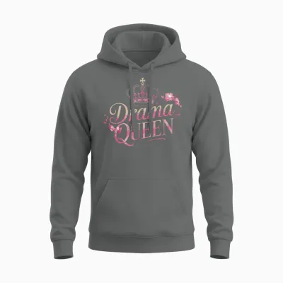 Drama Queen Königin Prinzessin Selbstwert Starke Frauen Unisex Hoodie - Graphite Heather