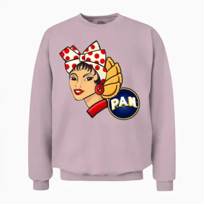 Empanada Con Masa De Harina Pan Unisex Sweatshirt - Light Pink