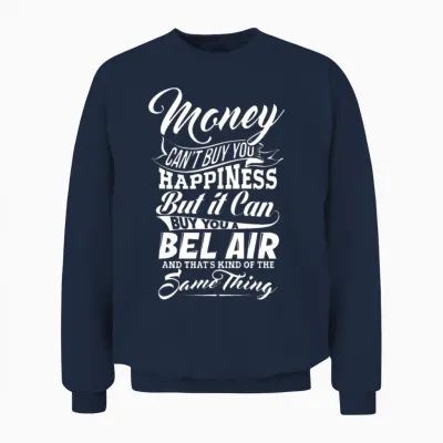 Money and Bel Air W Unisex Sweatshirt - Navy