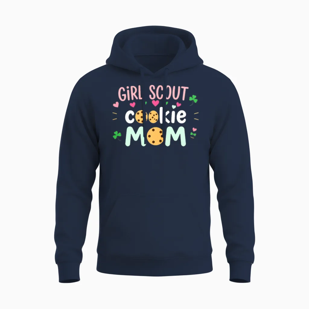Girl Scout Cookie Mom Unisex Hoodie in Navy