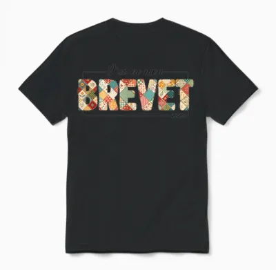 Brevet Des Collèges 2026 Bep Patchwork Quilt Humour Unisex T-Shirt - Black