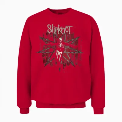 Slipknot Official the Gray Chapter Star Unisex Sweatshirt - Red