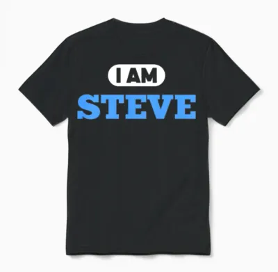 Steve Name Saying for Proud Steves Unisex T-Shirt - Black