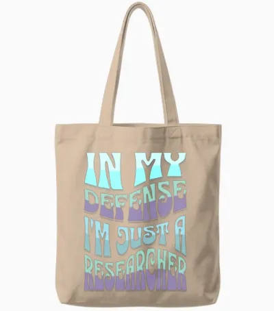 Funny Researcher Tote Bags - Natural