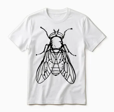 Fly Insect Unisex T-Shirt - White