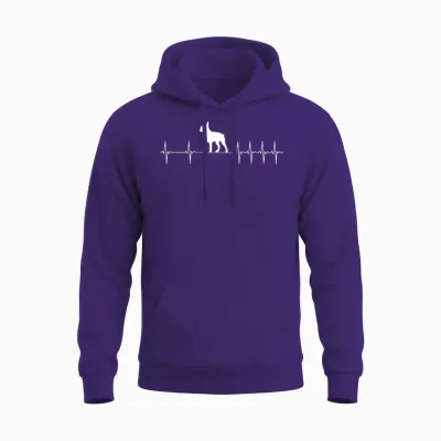 Boston Terrier Dog for Dog Lover Unisex Hoodie - Purple