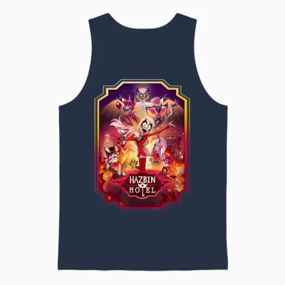 Hazbin Hotel - Poster Art Unisex Tank Top - Navy