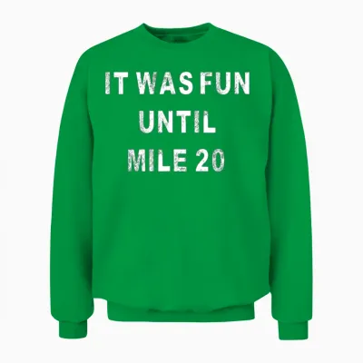 262 Marathon Finisher Funny Marathoner Running Unisex Sweatshirt - Irish Green