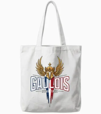 Patriotic Gaul Refractory Patriotic Patriotic Patriotic T-Shirt, Black, S Tote Bags - White