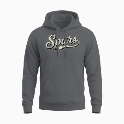 Spurs Vintage Design Men Women Unisex Hoodie - Charcoal