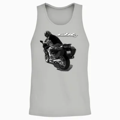 Yamaha Fjr 1300 Sport Touring Motorcycle Unisex Tank Top - Ash