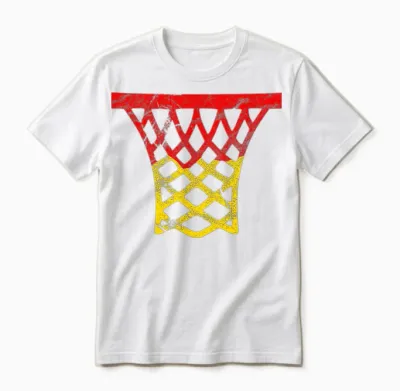 Germany Basketball T-Shirt, Black Unisex T-Shirt - White