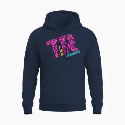 True Romance - Vintage Retro Unisex Hoodie - Navy
