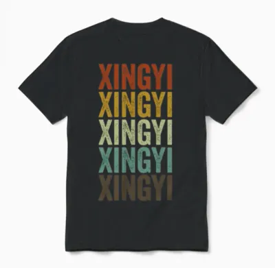 Xingyi China Retro Vintage Unisex T-Shirt - Black