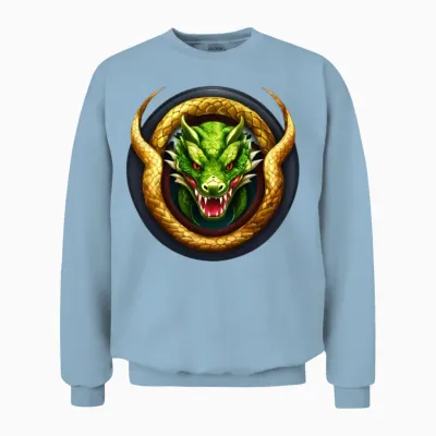 - Premium Vector Art for Clothing Unisex Sweatshirt - Light Blue