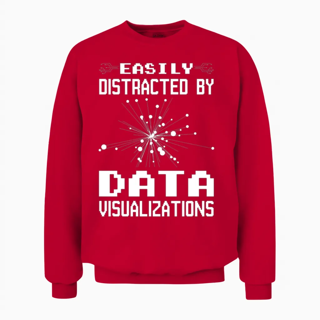 Machine Learning and Ai Mastery Design Unisex Sweatshirt in Red
