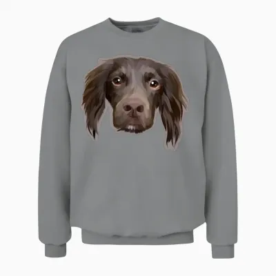 Hallo Dog Unisex Sweatshirt - Sport Grey