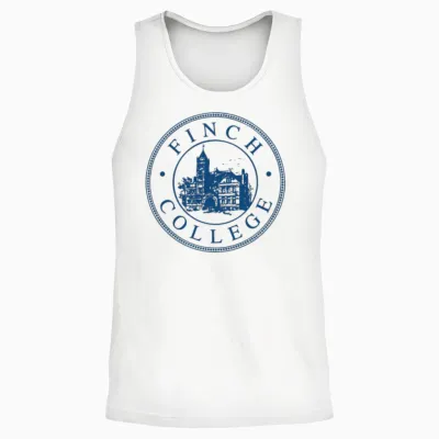 Finch College Unisex Tank Top - White