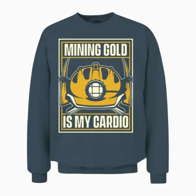 Gold Mining Unisex Sweatshirt - Dark Heather