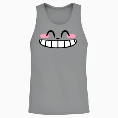 Kawaii Wide Smile | Kate 2021 Unisex Tank Top - Sport Grey