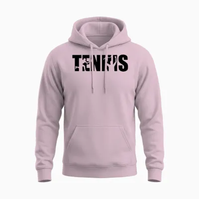 Tennis Unisex Hoodie - Light Pink