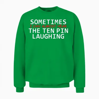 Funny Bowling Unisex Sweatshirt - Irish Green