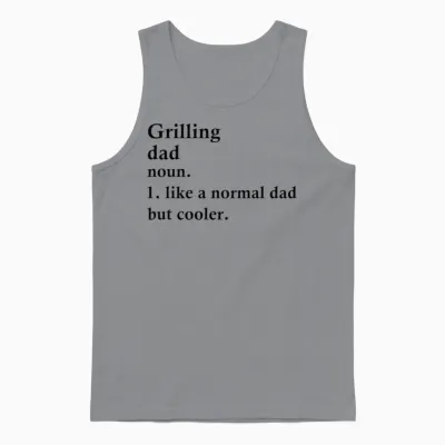 Grilling Dad Funny Bbq Definition Unisex Tank Top - Sport Grey