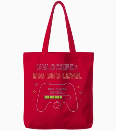 Unlocked : Niveau Grand Frère Débloqué Tote Bags - Red