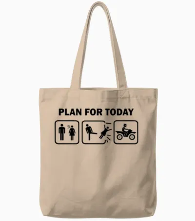 Funny Atv Tote Bags - Natural