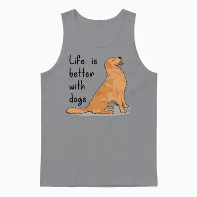Pet Dog Unisex Tank Top - Sport Grey