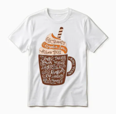 Fall Coffee - Fall Coffee Sign Cute Autumn Unisex T-Shirt - White