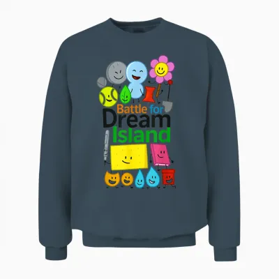 Hilarious Bfdi Graphics for Kids Battle for Dream Boys Gifts Unisex Sweatshirt - Dark Heather