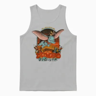 Disney 100 Anniversary Dumbo Artists Series D100 Unisex Tank Top - Ash