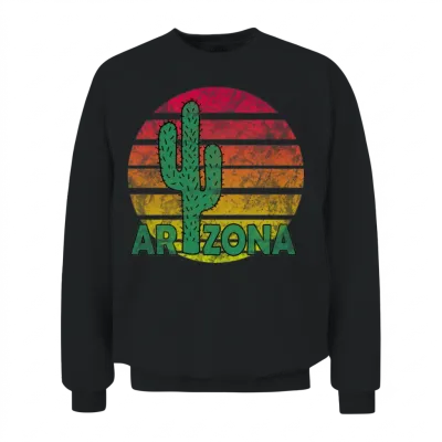 Arizona Unisex Sweatshirt - Black