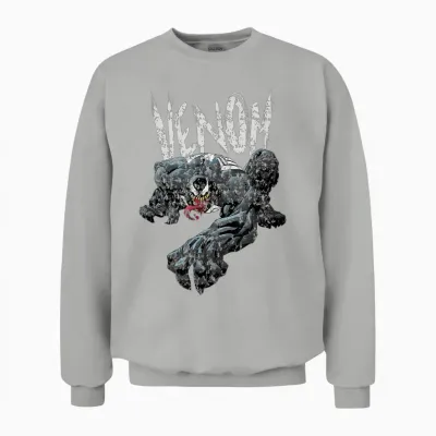 Marvel Venom Eddie Brock Unisex Sweatshirt - Ash