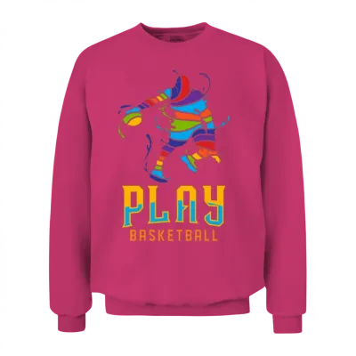Basketball Unisex Sweatshirt - Heliconia