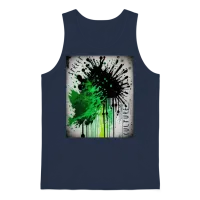 Street Culture Grunge Style Unisex Tank Top - Navy – 1