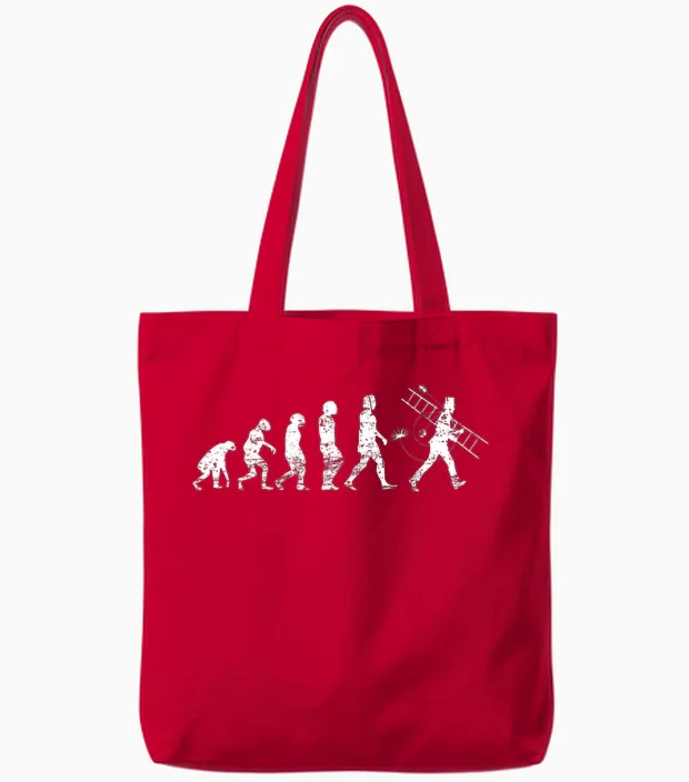 Schornsteinfeger Rauchfangkehrer Kaminfeger Kaminkehrer Tote Bags in Red