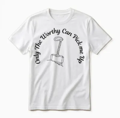 Mjolnir - Thor Unisex T-Shirt - White