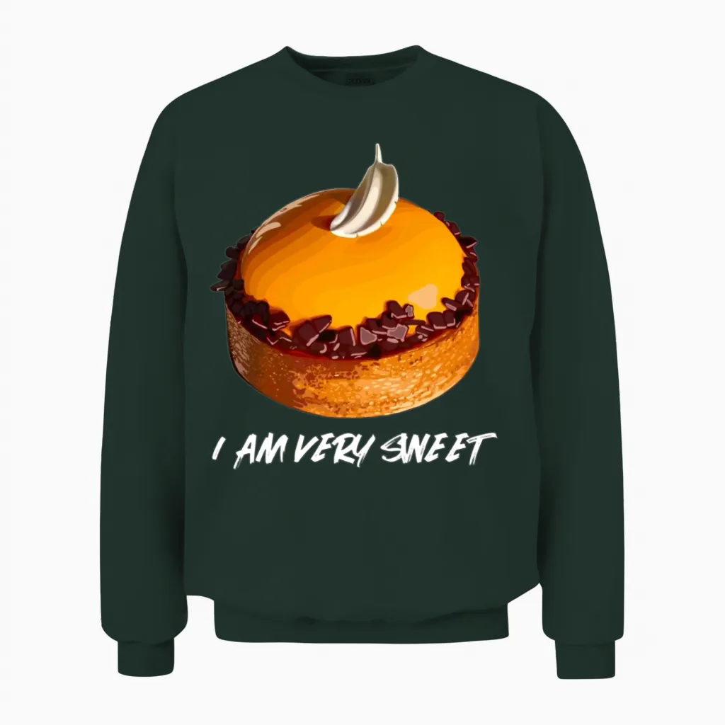 Funny Quotes, Best Funny Quotes, Cool Funny Quotes Unisex Sweatshirt in Forest
