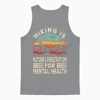 Hiking and Tal Health Unisex Tank Top - Sport Grey