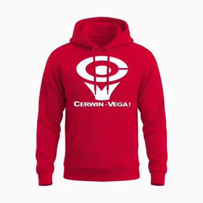 Cerwin Vega Unisex Hoodie - Red