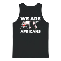 We Are All Africans <3 Unisex Tank Top - Black – 1