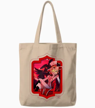 Hazbin Hotel - Lucifer Tote Bags - Natural