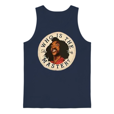 The Last Dragon Sho Nuff Who Is the Master Unisex Tank Top - Navy