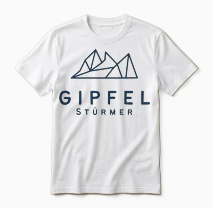 Mountains | Hiking | Summit | Nature Unisex T-Shirt in White