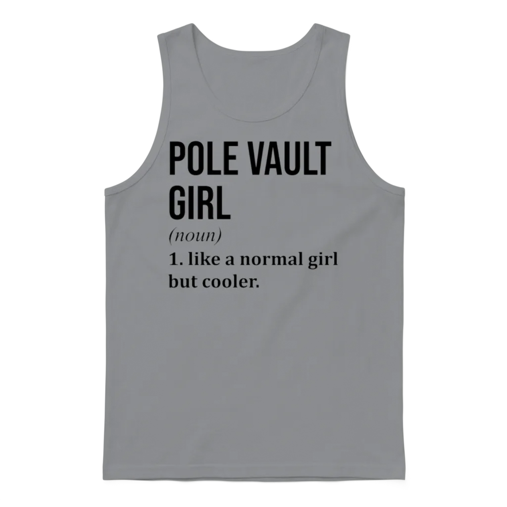 Pole Vault Pole Vault Pole Vault Unisex Tank Top - Sport Grey