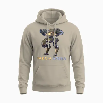 Mech Arena Unisex Hoodie - Sand