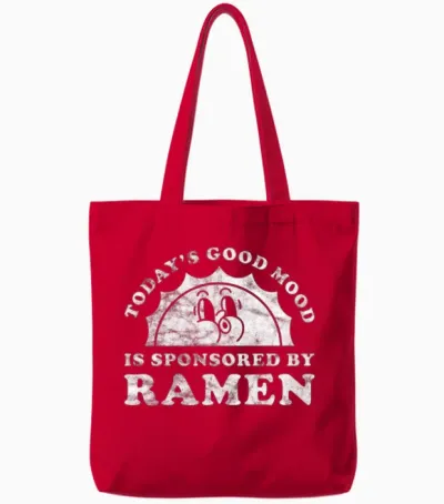 Retro Vintage Tote Bags - Red